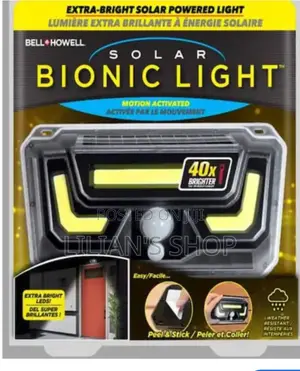 Heavy Duty Bionic Outdoorlampwith Motion Sensor Solar Panel