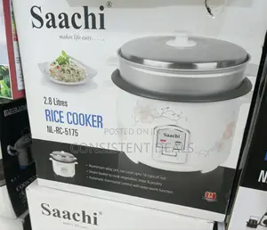 Saachi 2.8L Electric Rice Cooker With Steamer