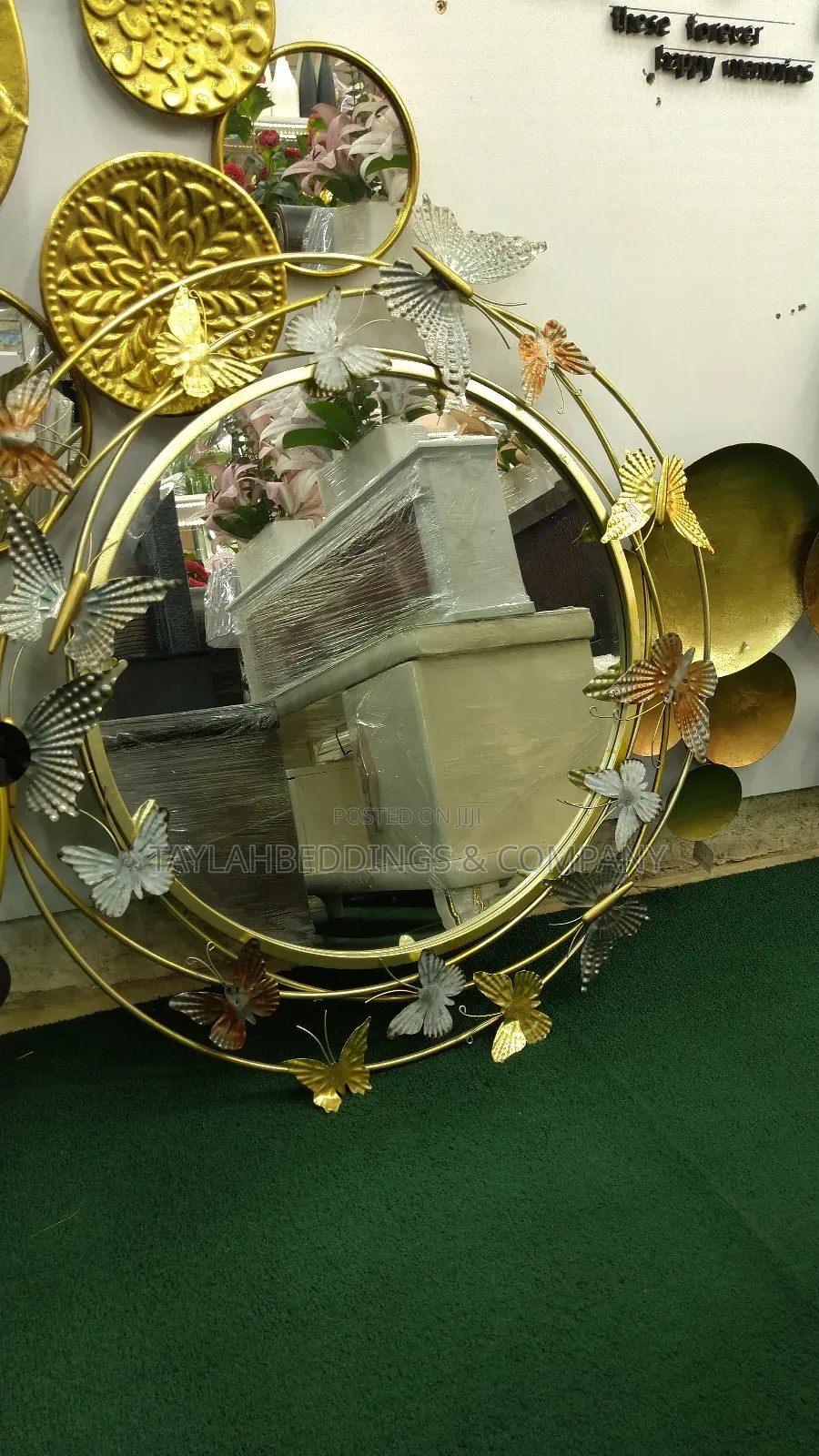Creative Wall Mirror, Butterfly Mirror Wall Decoration