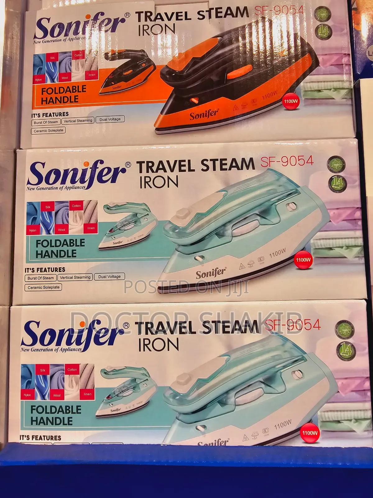Sonifer Travel Steam Iron SF-9054