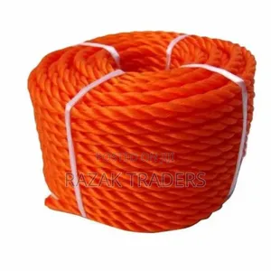 Twist Rope Orange Twisted Nylon Ropes 12mm and 100meters