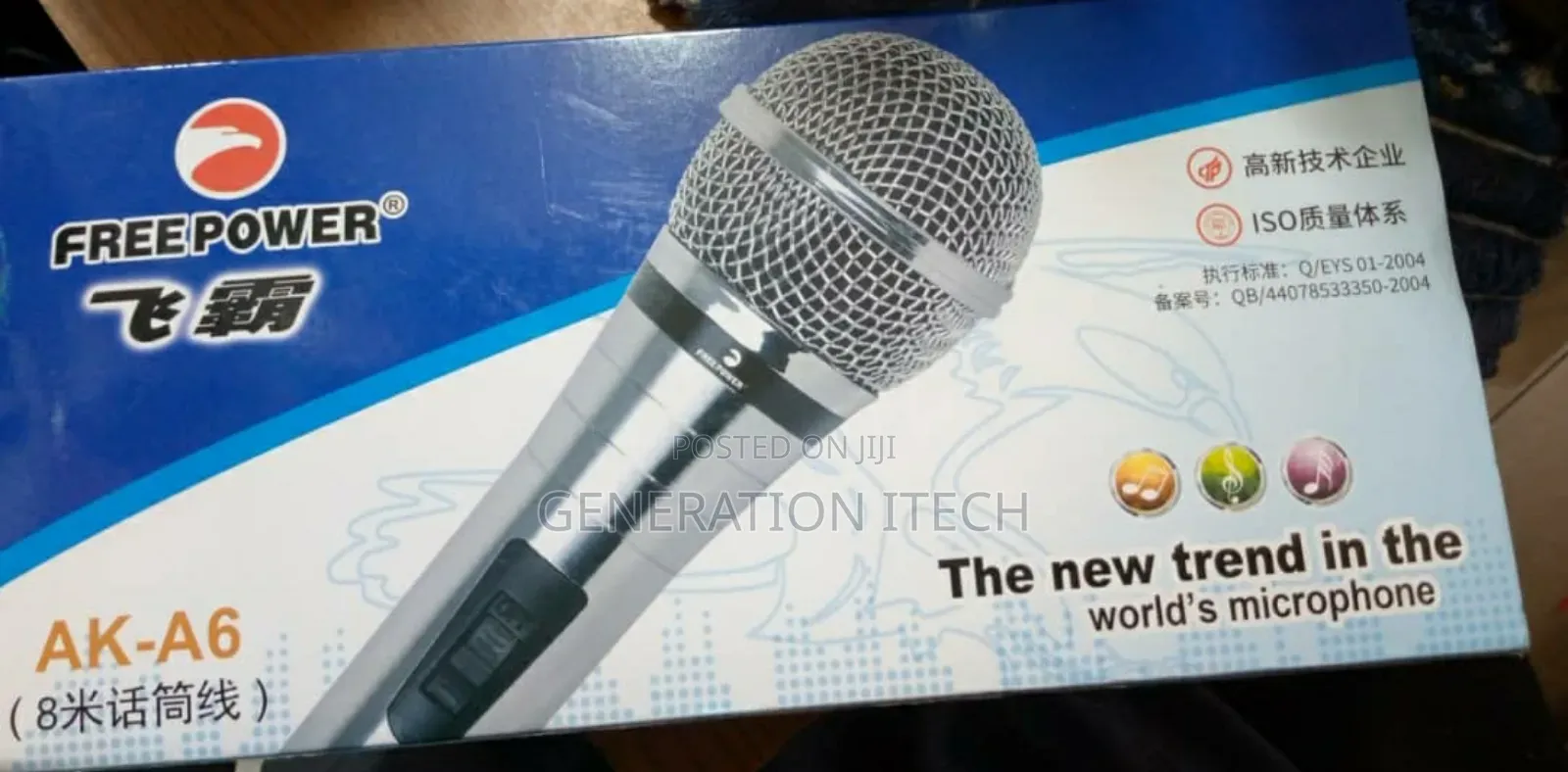 Original Wired Microphone Heavy Duty With Long Wire 8M