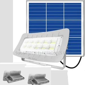 1.0 Radar Blue Carbon Solar Flood Lights Amx
