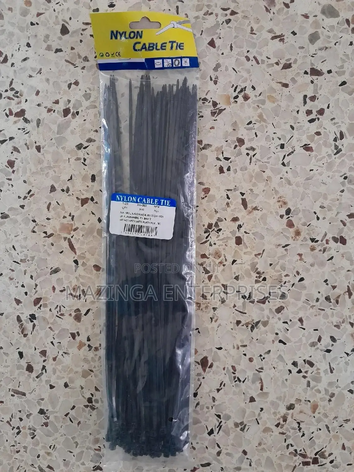 50pcs Pack Nylon Cable Tie