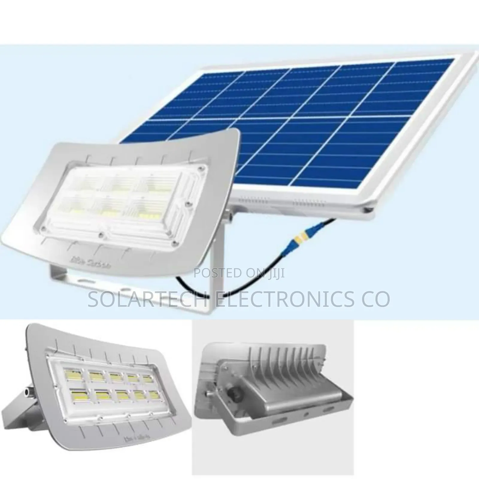 2.0/ 200W Blue Carbon Radar Solar Flood Lights KND