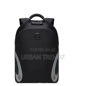 School Laptop Backpack With Security Lock/Black