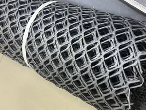 Plastic Chain Link Grey Mesh