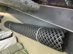 Plastic Chain Link Grey Mesh