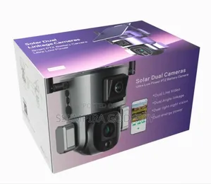 Double Lens Solar Security Camera