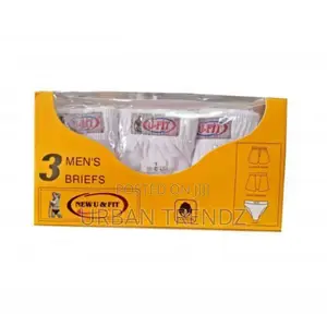 Ufit 3pc Men's Cotton Underwear - White