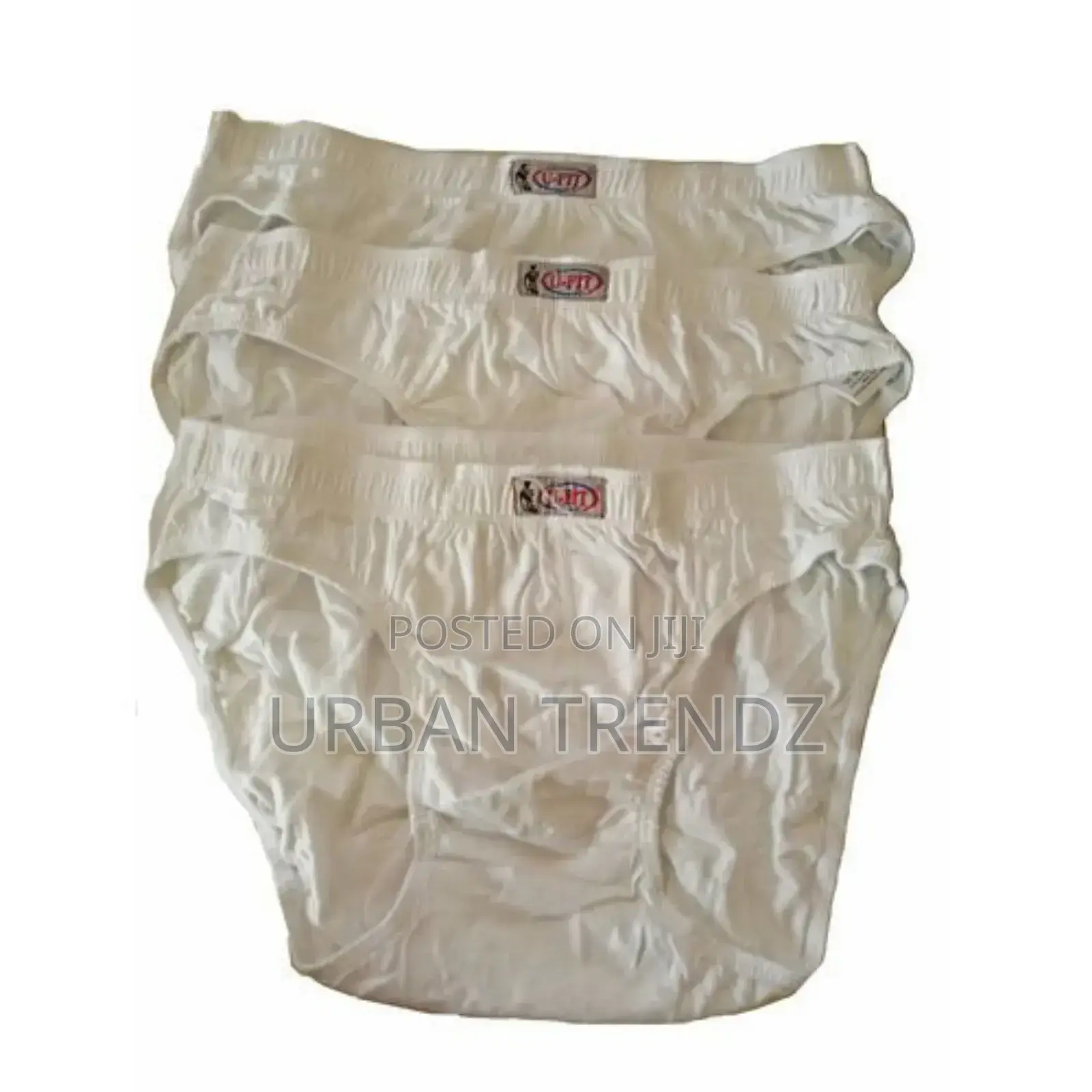 Ufit 3pc Men's Cotton Underwear - White