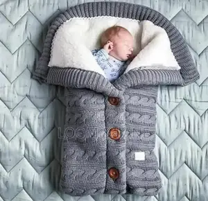 Knitted Baby Wrap Swaddle Blanket