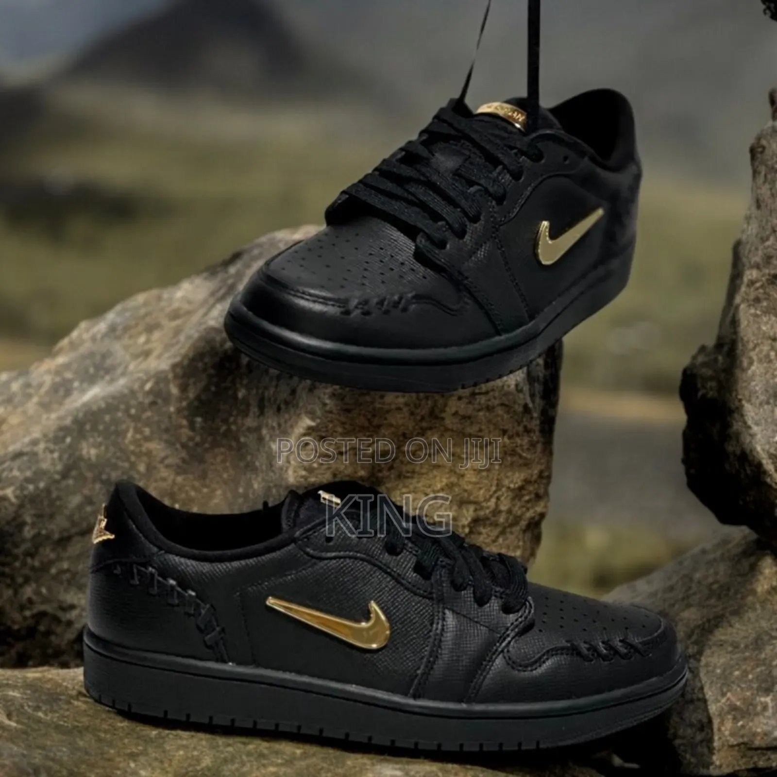 Air Jordan 1 Low Method of Make. Black Retr