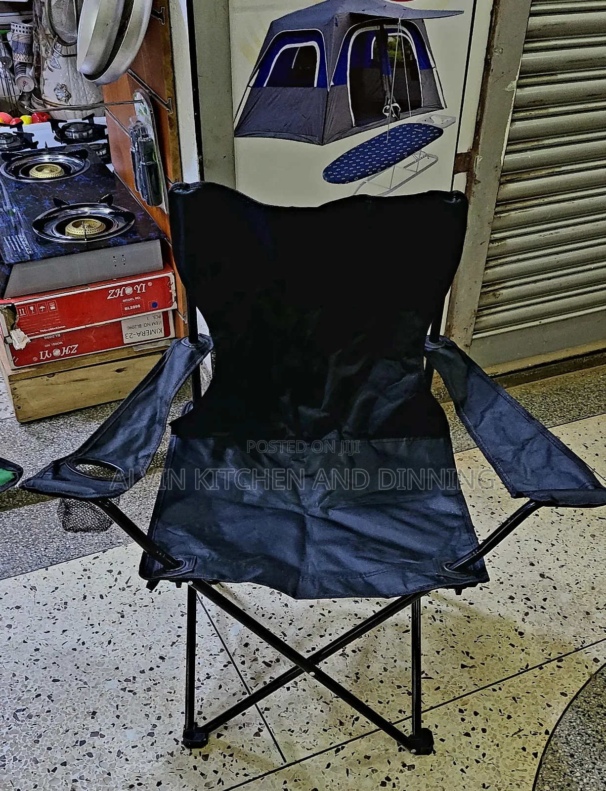Camping Chair Foldable With Drinks Holder and Carrying Bag