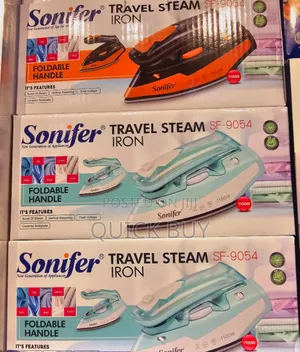 Innovative High Tech Foldable Sonifer Travel Steam Iron