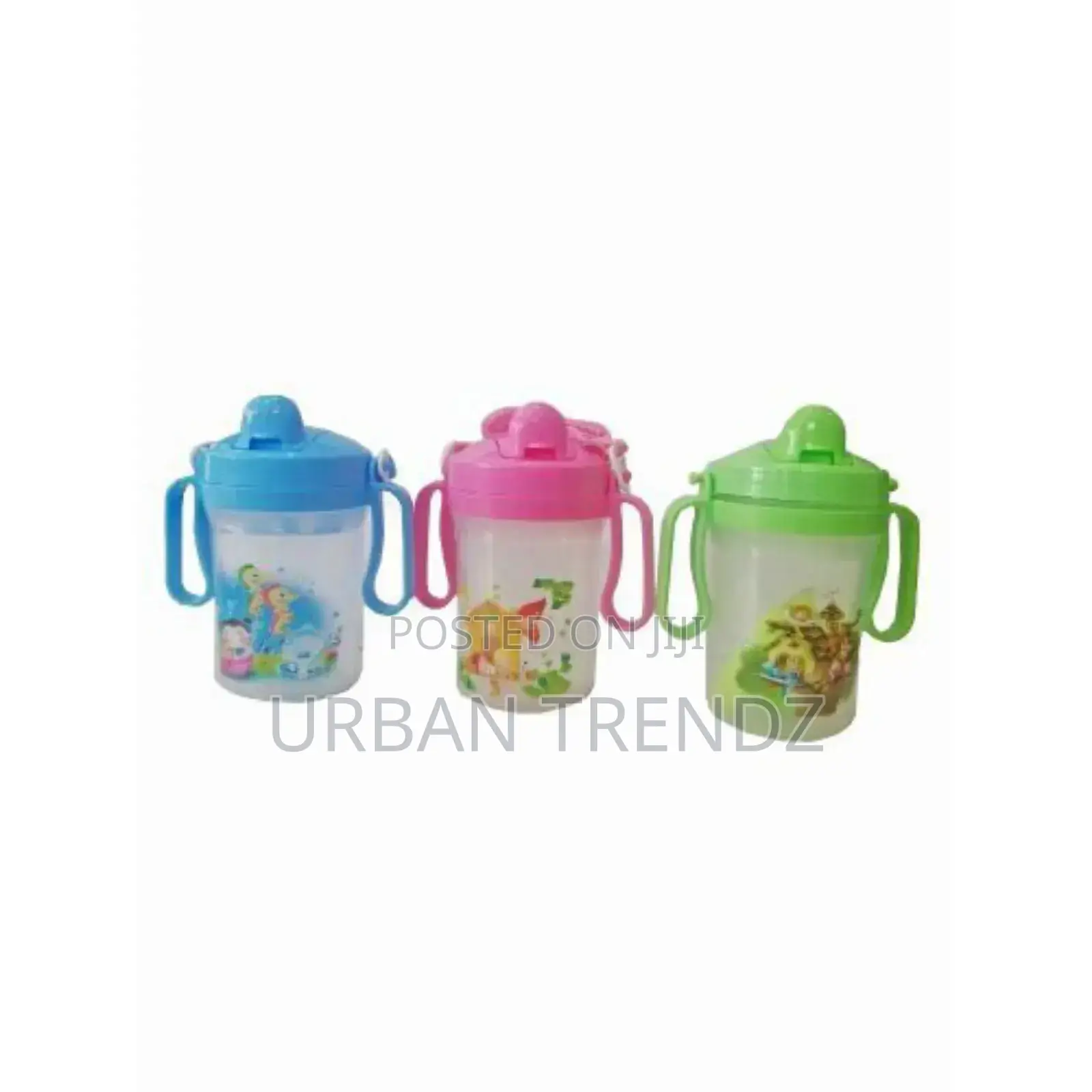 3pcs Plastic Cups for Baby Feeding 