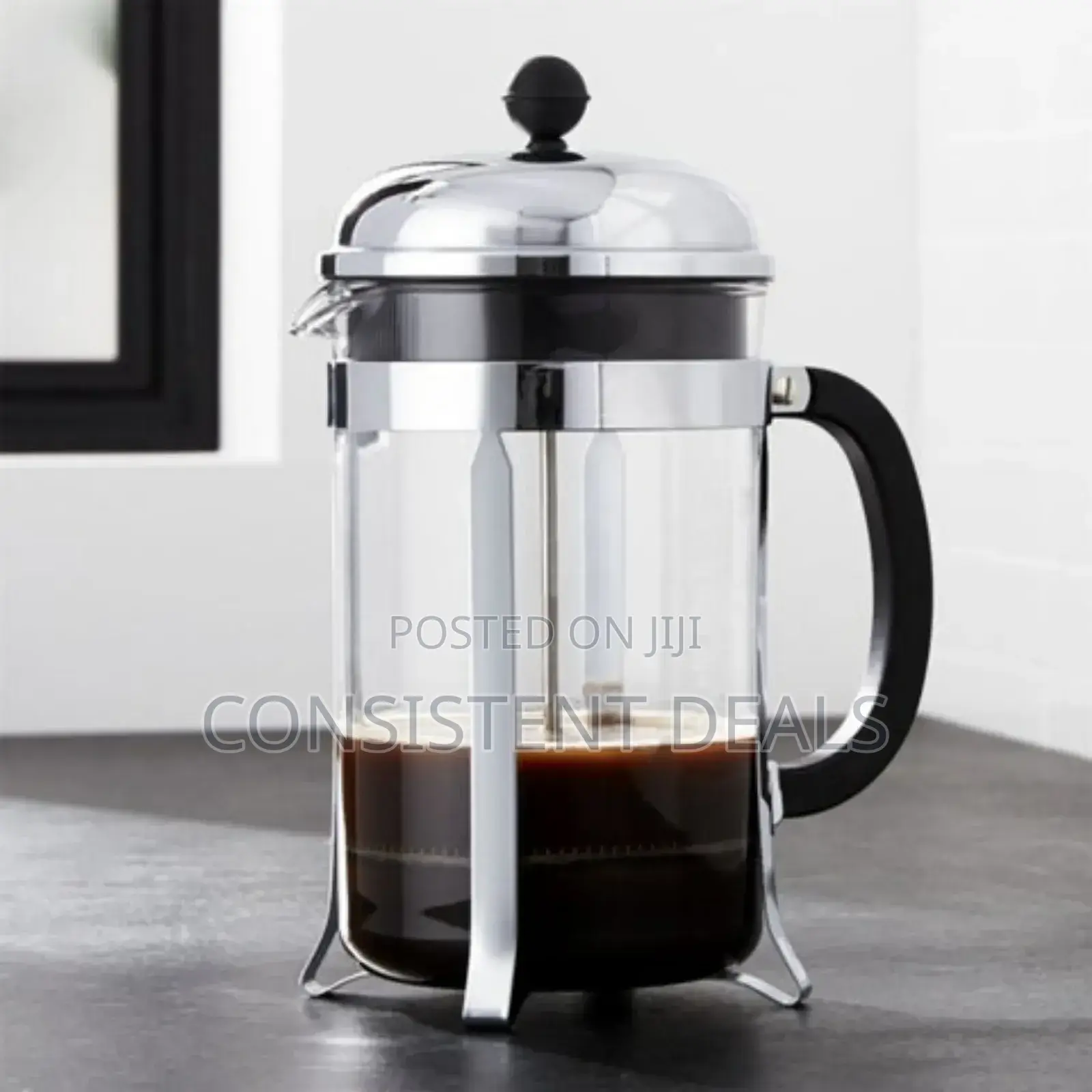 Stainless Steel 600ml French Press Espresso Tea Maker