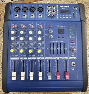 4 Channel Cortina Amplifier Mixer With USB and MMC Slots