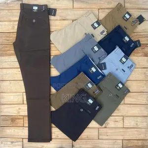 Max Casual Plaid Kaki Trouser