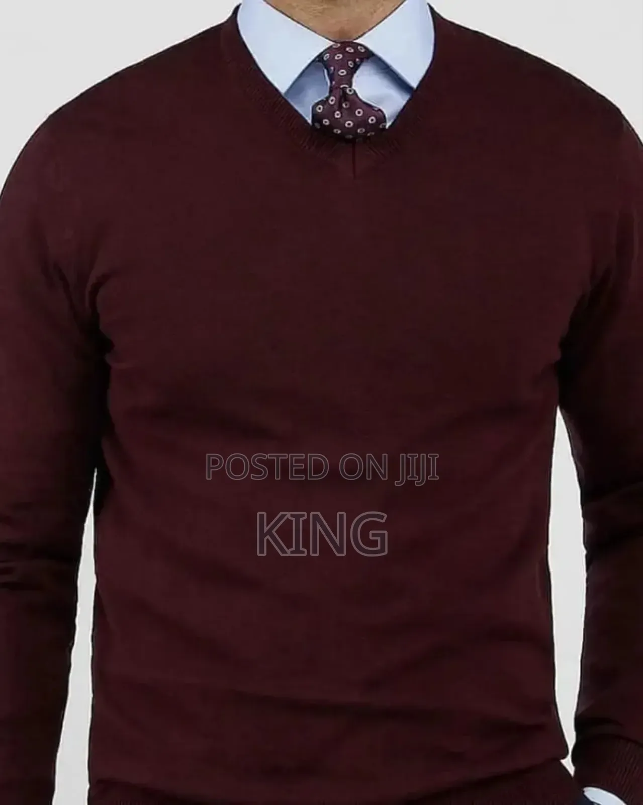 Maroonie/Black/Blue/Grey Vneck Sweater