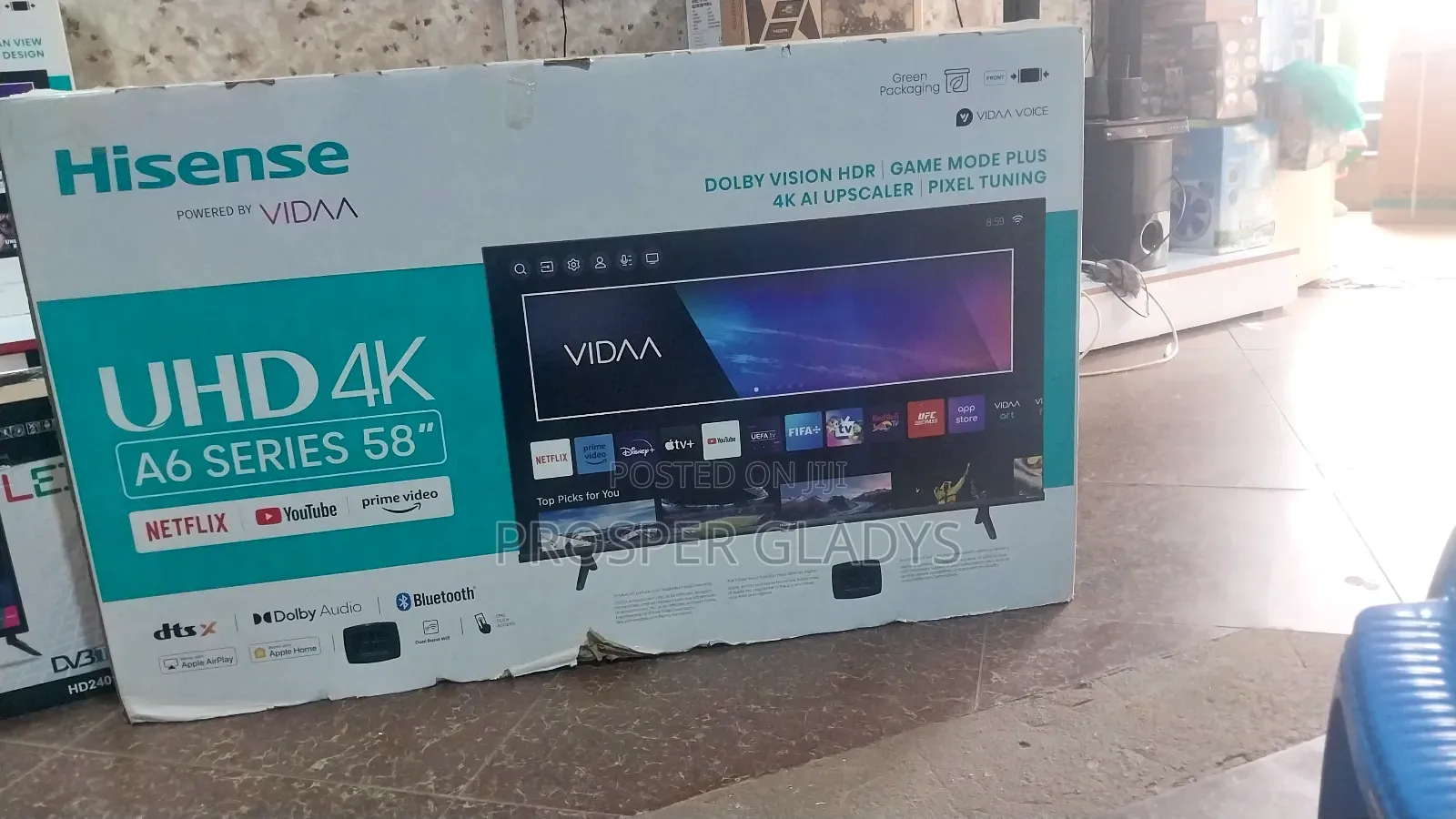 Hisense 58 Smart Digital Flat Screen Flameless