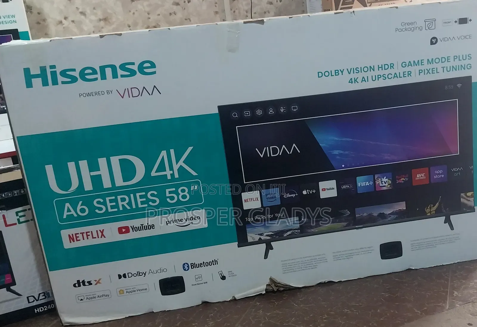 Hisense 58 Smart Digital Flat Screen Flameless