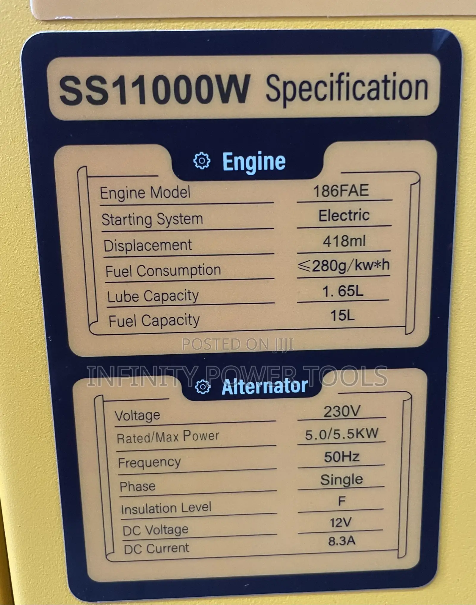 Easy Power Generator 5.5kw(Diesel)