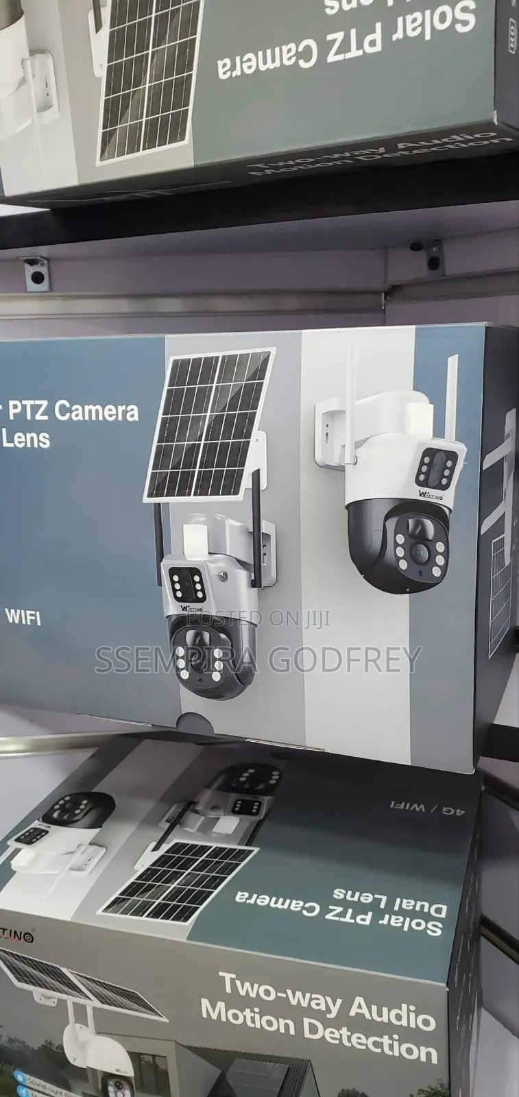 7 Brand 8mp Double Lens Solar Security Camera