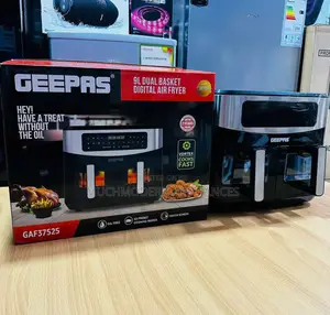 Geepas 9L Dual Basket Digital Air Fryer