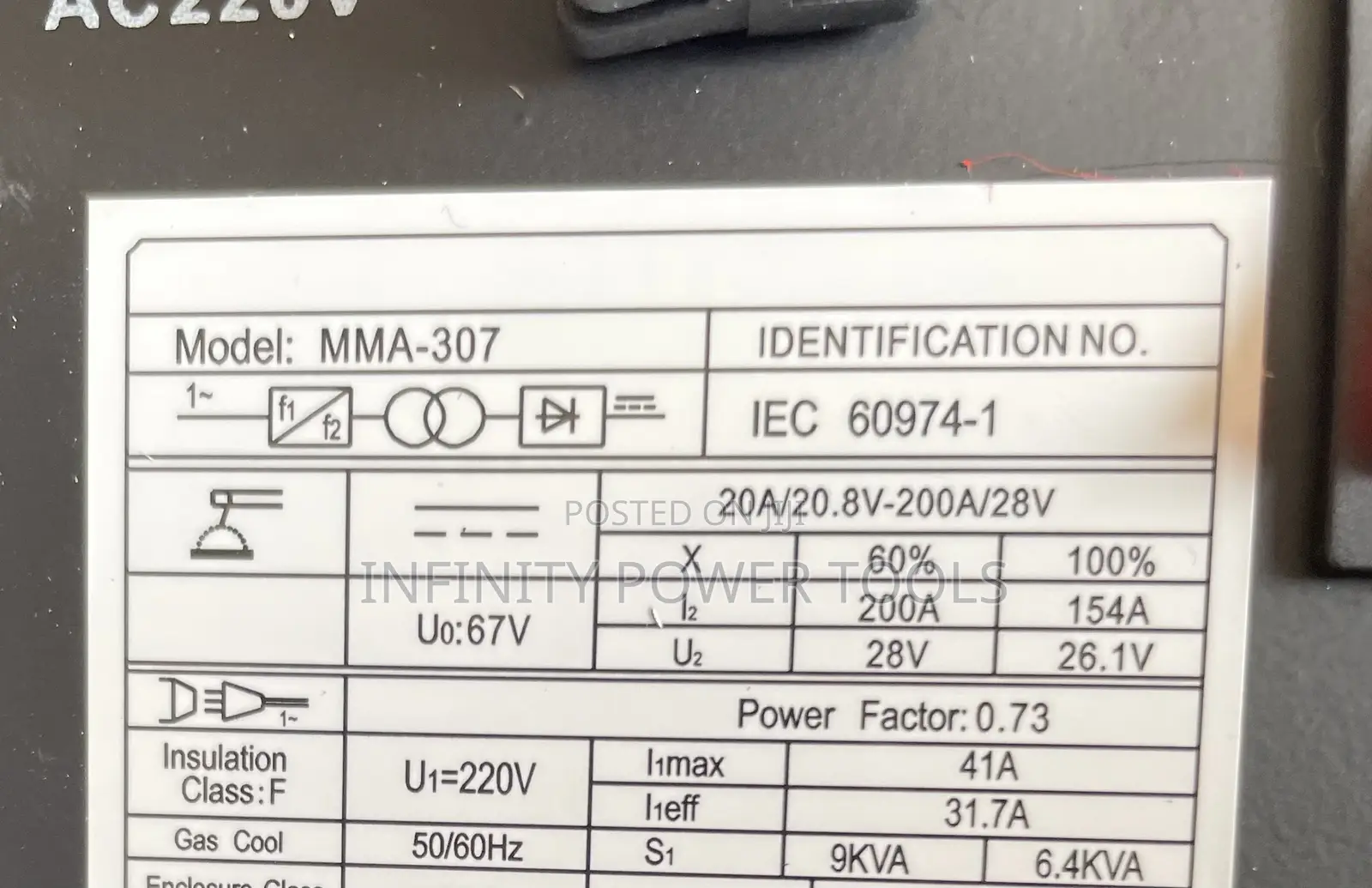 MMA-307 Welder