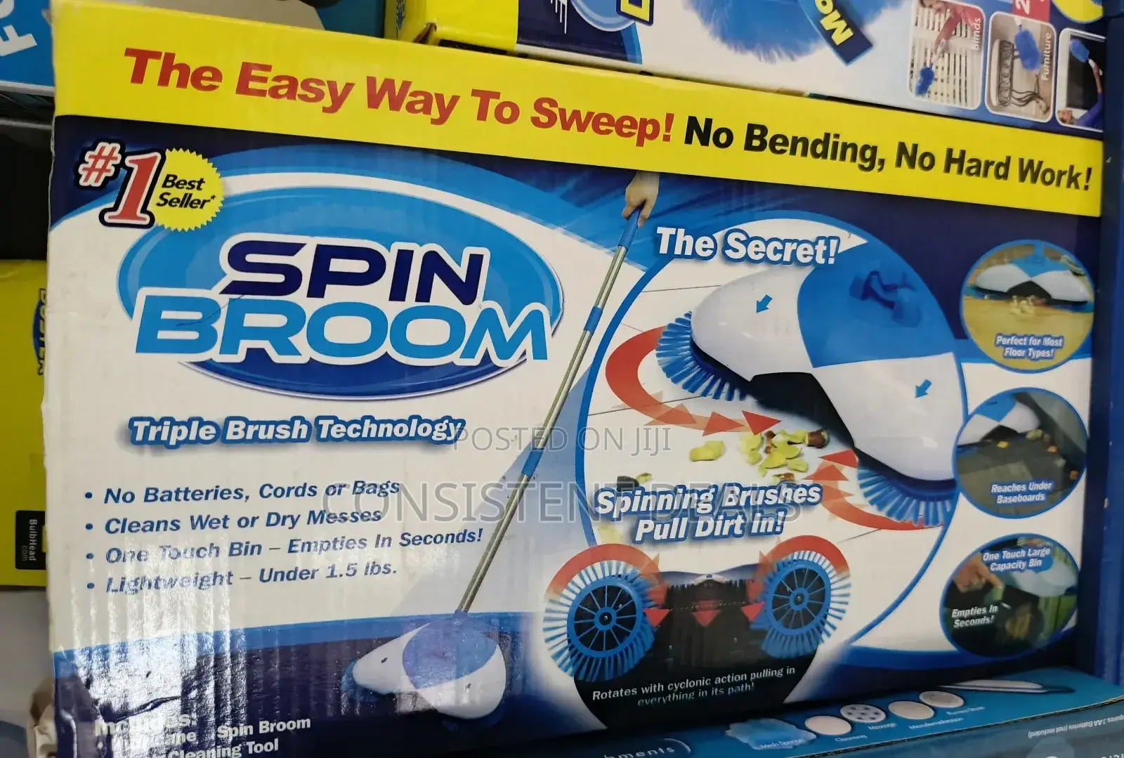 Hurricane Spin Broom Sweeper