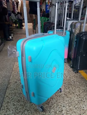 Pure Rubber Plastic Suitcases. Small ( Blue)