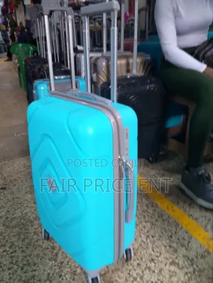 Pure Rubber Plastic Suitcases. Small ( Blue)