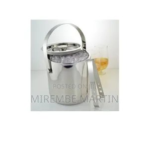 Stainless Steel Ice Bucket.