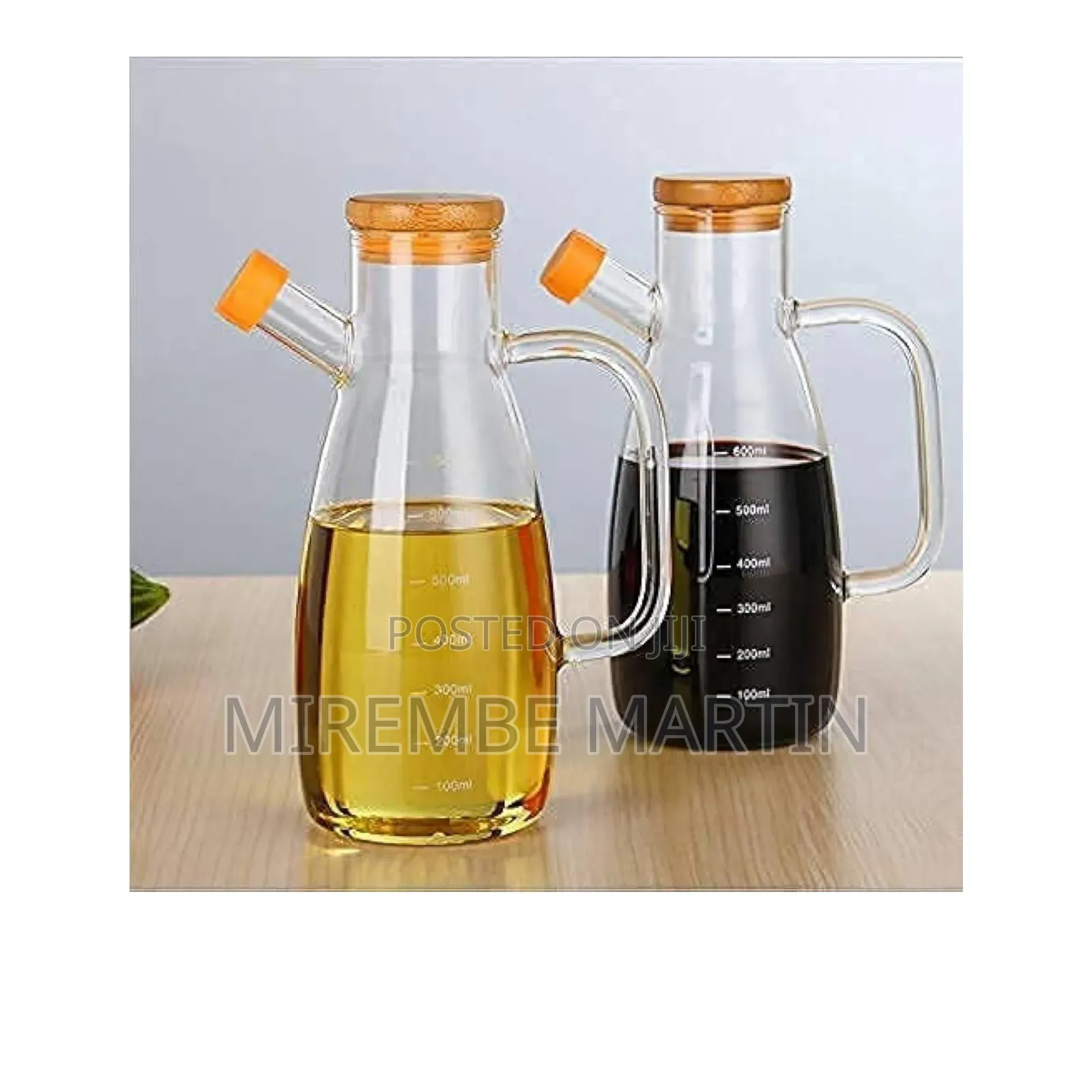 Glass Oil Bottle Holder.