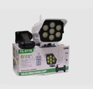 CL 877B Solar Monitoring Lamp Motion Sensor Flood Light