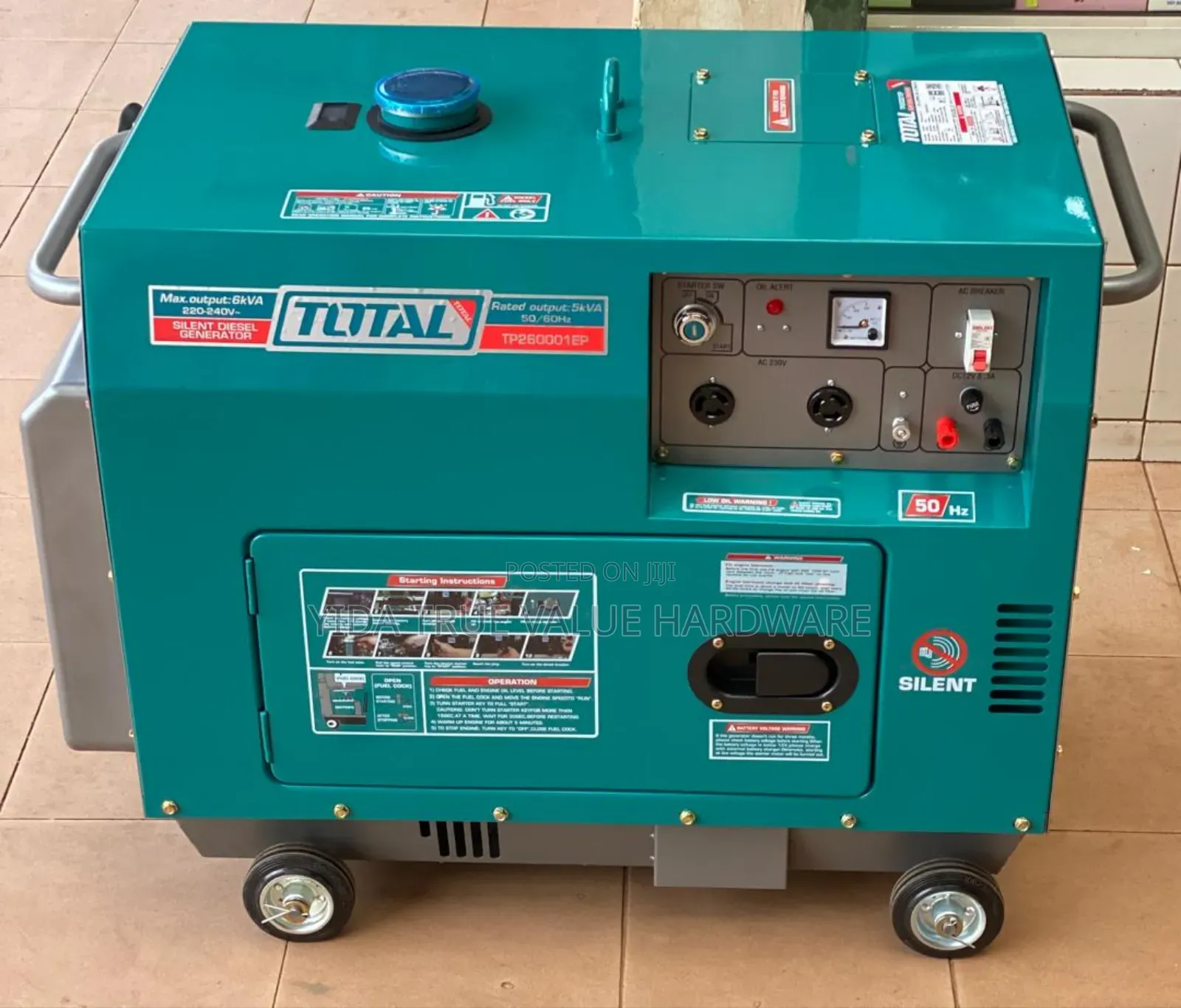Generator 6kva Total Brand Silent