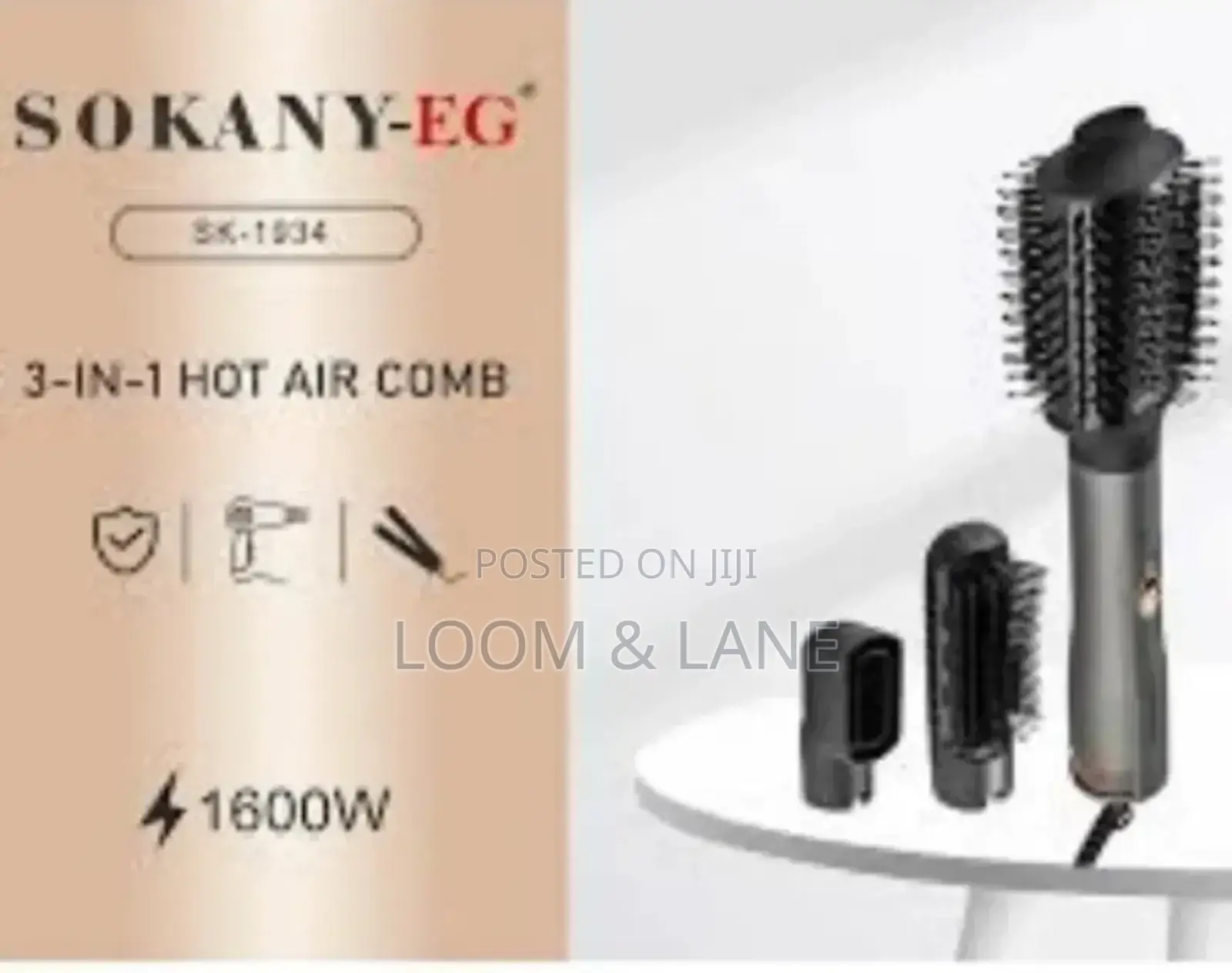 Sokany -EG SK-1934 3in1 Hot Air Comb