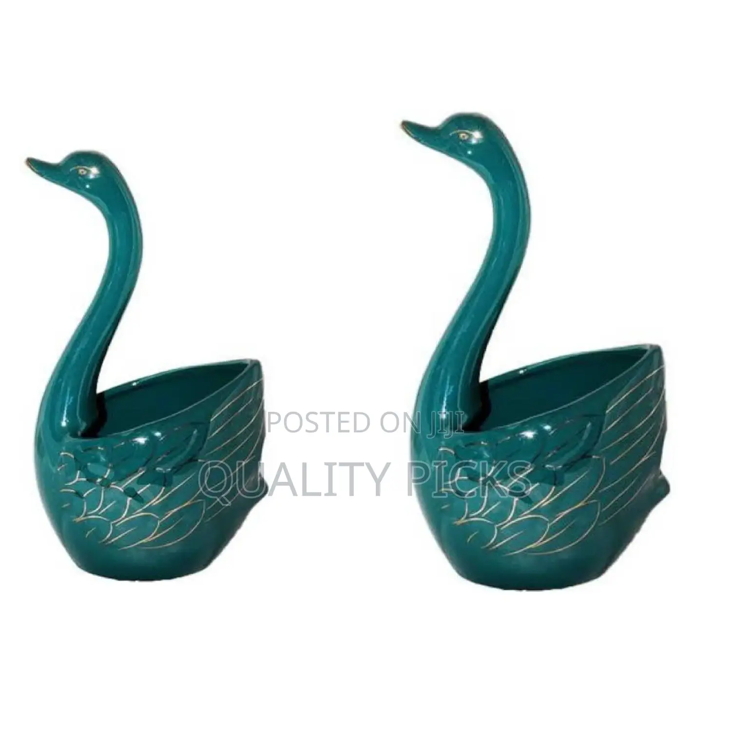 Swan Fork and Spoon Holder