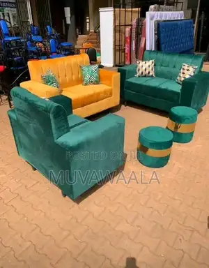 Striped Sofa Set