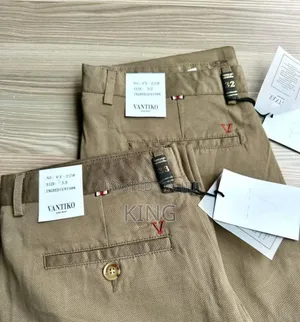 Cream-Kaki Casual Trouser