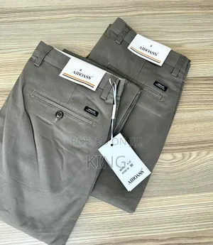 Lite Grey Mens Kaki Pants