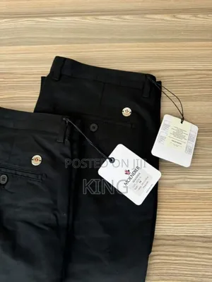 Aim Black Kaki Pants