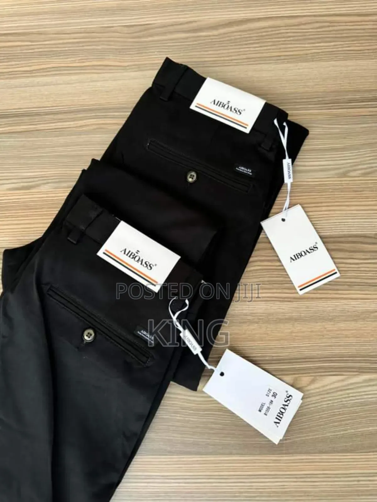 Bravo Black Kaki Pants
