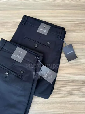 Armani James Navy Blue Kaki Trouser