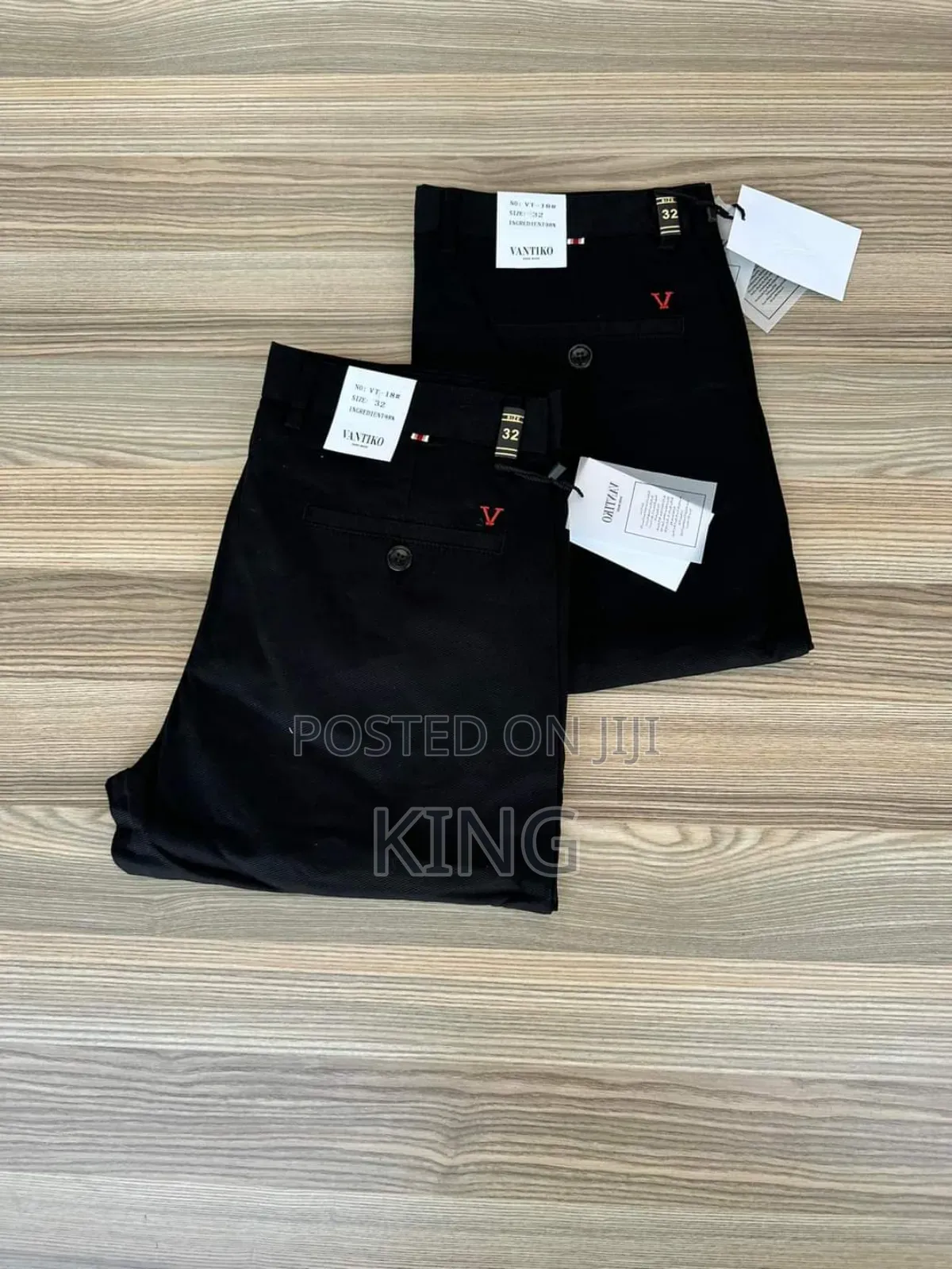 Thur Black Kaki Pants