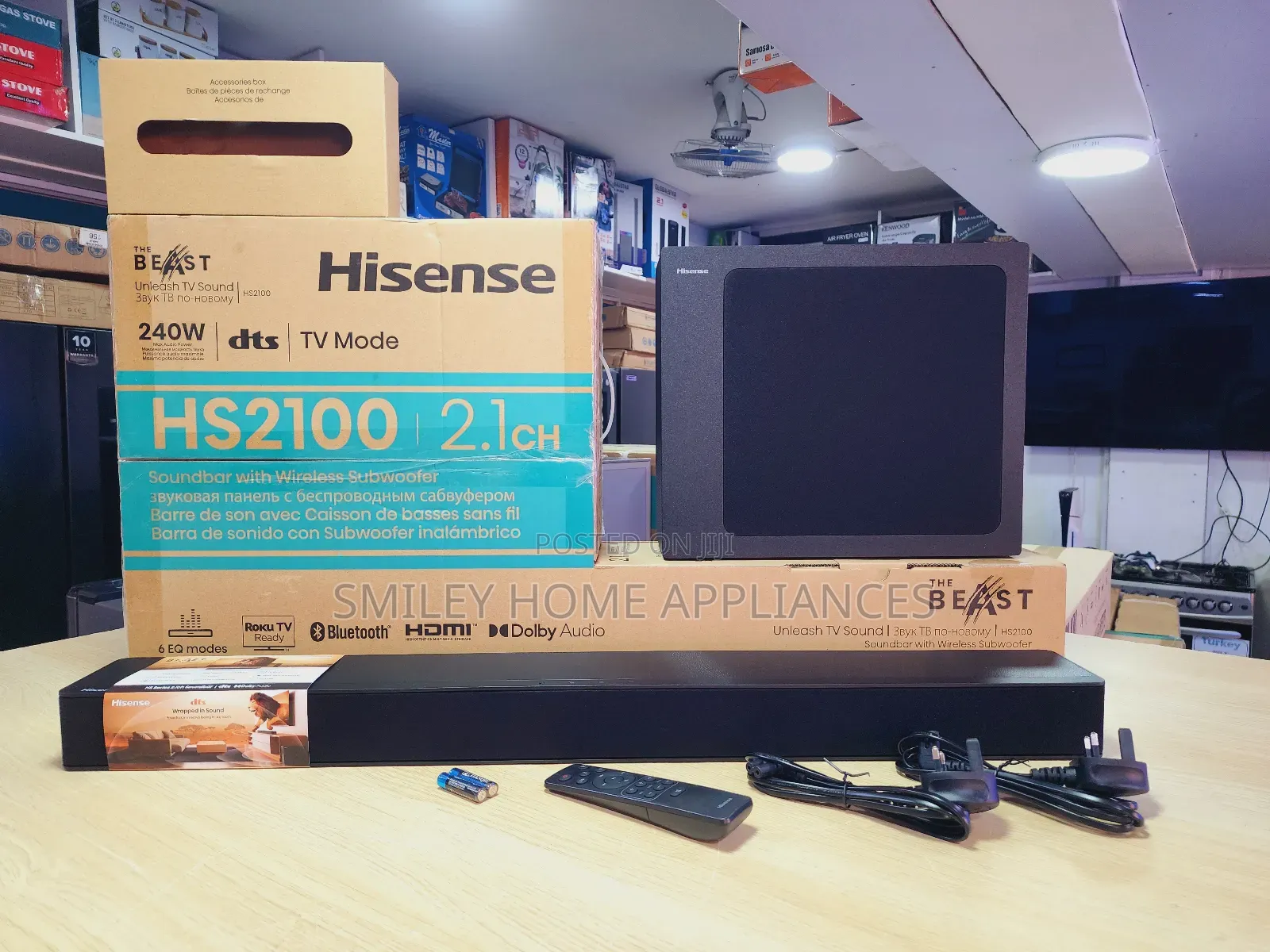 Hisense 240watts Wireless Soundbar