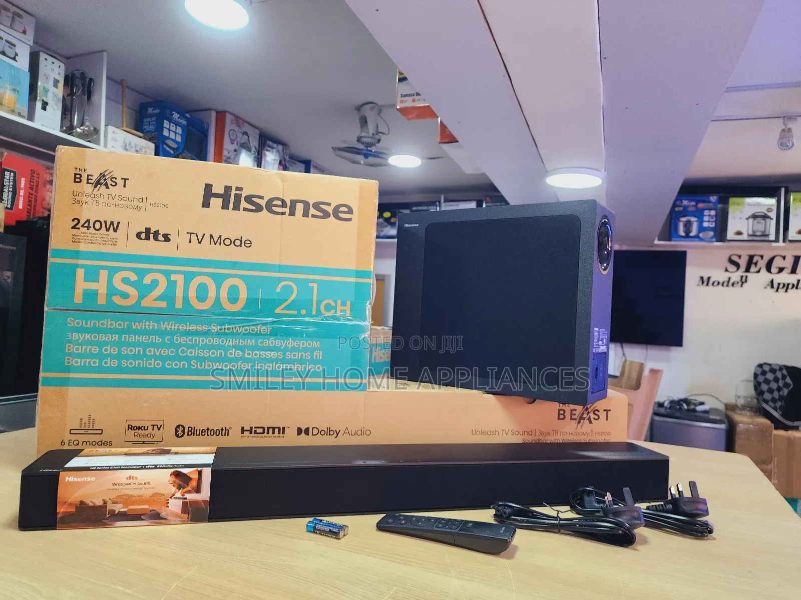 Hisense 240watts Wireless Soundbar