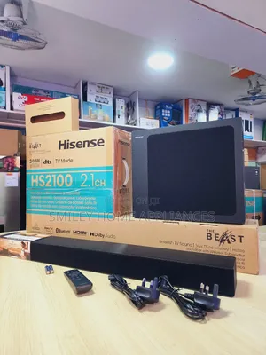 2.1channel Hisense Soundbar 240watts