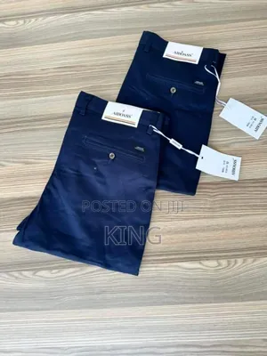Classic Trending Khaki Trousers. Navyblue
